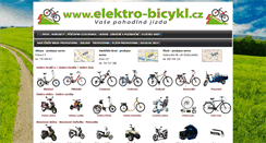 Desktop Screenshot of elektro-bicykl.cz