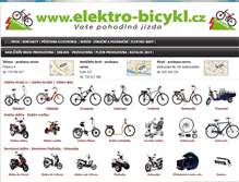 Tablet Screenshot of elektro-bicykl.cz